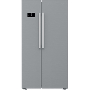 Hotpoint HPG2 6592 XP4UK American Fridge Freezer,  Non-Plumbed, Stainless Steel, E Rated