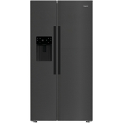 Hotpoint HPG2 6574W XBR5UK American Fridge Freezer,  Plumbed, Grey, D Rated