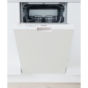 Indesit IN2ID10CS80UK Fully Integrated Slimline Dishwasher, 10 Place Settings, D Rated
