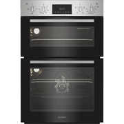 Indesit DII 10D IX Built-In Electric Double Oven, Stainless Steel, A Rated