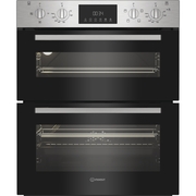 Indesit DUI 12D IX Built-Under Electric Double Oven, Stainless Steel, A Rated