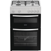 Indesit ITG6GW Gas Cooker with Separate Grill, White, A+ Rated