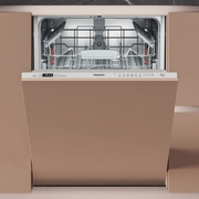 Hotpoint H2IC14BN7A0UK Dishwasher, 14 Place Settings, Silver, C Rated
