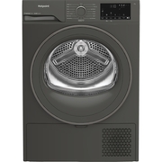 Hotpoint C HSD 82M GG UK Heat Pump Tumble Dryer, 8kg, Grey, A+ Rated