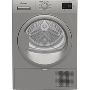 Indesit C YD 92D SS UK Heat Pump Tumble Dryer, 9kg, Silver, A+ Rated
