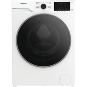 Hotpoint HBD9681ANTSTAIN Washer Dryer, 9kg/6kg, 1400 Spin, White, D Rated