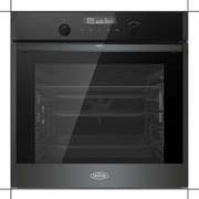 Belling BI60MF CN BK Built-In Electric Single Oven, Black, A+ Rated