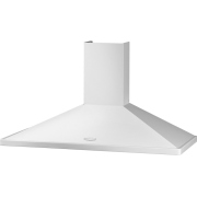 Rangemaster RMHDC110WC 110cm Chimney Hood White / Chrome, D Rated