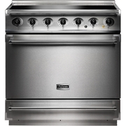 Falcon 900S Stainless Steel Chrome 90cm Induction Range Cooker, A Rated