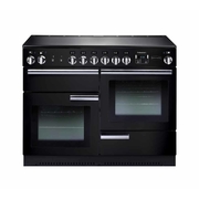 Rangemaster PROP110ECGB/C 110cm Ceramic Range Cooker Professional Plus Black / Chrome, A Rated