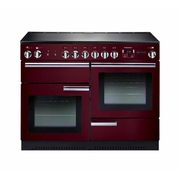 Rangemaster PROP110ECCY/C 110cm Ceramic Range Cooker Professional Plus Cranberry / Chrome, A Rated