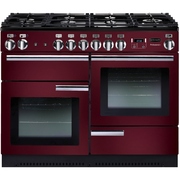 Rangemaster PROP110NGFCY/C 110cm Gas Range Cooker Professional Plus Cranberry / Chrome, A Rated