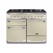 Rangemaster ELS110DFFCR 110cm Dual Fuel Range Cooker Elise Cream / Brushed Nickel, A Rated