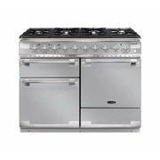 Rangemaster ELS110DFFSS 110cm Dual Fuel Range Cooker Elise Stainless Steel / Brushed Nickel, A Rated