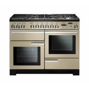 Rangemaster PDL110DFFCR/C 110cm Dual Fuel Range Cooker Professional Deluxe Cream / Chrome, A Rated