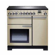 Rangemaster PDL90EICR/C 90cm Induction Range Cooker Professional Deluxe Cream / Chrome, A Rated