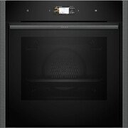Neff B64CS51G0B N90 Slide and Hide Built-In Electric Single Oven, Graphite Grey, A+ Rated