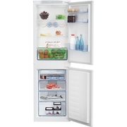Beko BCFD4V50 Frost Free Integrated Fridge Freezer, Sliding Hinge, 50/50, E Rated