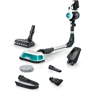 Bosch BCS71HYGGB Cordless 2 in 1 Vacuum and Mop Unlimited 7 Aqua, White
