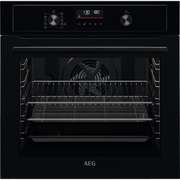 AEG BEX535A61B 6000 AirFry Built-In Electric Single Oven, Black, A+ Rated
