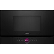 Bosch BFL7221B1B Series 8 Built-In Microwave, Black