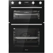 Hisense BID95211BGUK Built-In Electric Double Oven, Black, A Rated