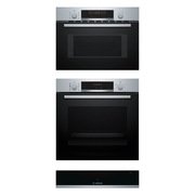 Bosch Built-In Electric Single Oven, Built-In Combination Microwave Oven with Hot Air & Warming Drawer