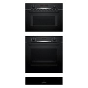 Bosch Built-In Electric Single Oven, Built-In Combination Microwave Oven with Hot Air & Warming Drawer