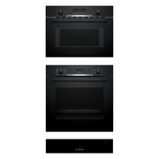 Bosch Built-In Electric Single Oven, Built-In Combination Microwave Oven with Hot Air & Warming Drawer