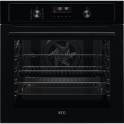 AEG BPX535061B Built-In Electric Single Oven with Pyrolytic Cleaning, Black, A+ Rated