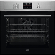 AEG BPX53506EM Built-In Electric Single Oven with Pyrolytic Cleaning, Stainless Steel, A+ Rated