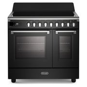 DeLonghi BS 965T IMAA 90cm Induction Range Cooker, Black, A Rated