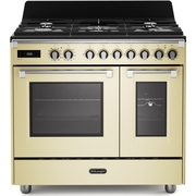 DeLonghi BS 965T MAC 90cm Dual Fuel Range Cooker, Cream