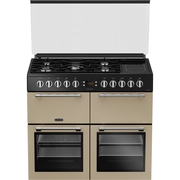 Leisure Chefmaster CC100F521C 100cm Dual Fuel Range Cooker, Cream, A Rated