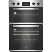 Beko CDFY22309X Built-In Electric Double Oven, Stainless Steel, A Rated