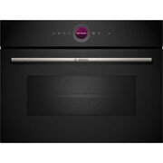 Bosch CEG732XB1B Series 8 Built-In Microwave with Grill, Black