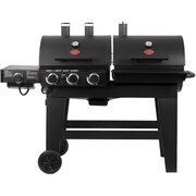 Char-Griller CG30285325 Double Play Gas & Charcoal Grill (with UK regulator), Black