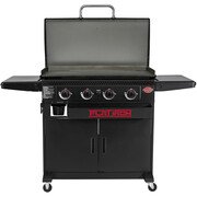 Char-Griller CG30355125 Flat Iron Premium Gas Griddle / Plancha (with UK regulator), Black