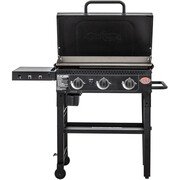 Char-Griller CG30355225 Flat Iron 3 Burner Gas Griddle / Plancha (with UK regulator), Black