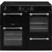 Leisure CK100D210K Cookmaster 100cm Induction Range Cooker, Black, A Rated