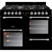 Leisure CK100F232K Cookmaster 100cm Dual Fuel Range Cooker, Black, A Rated