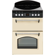 Leisure CLA60CEC Ceramic Electric Cooker with Double Oven, Cream, A Rated