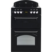 Leisure CLA60CEK Ceramic Electric Cooker with Double Oven, Black, A Rated