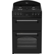 Leisure CLB60GCK Classic Gas Cooker with Double Oven, Black, A Rated