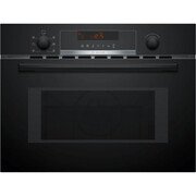 Bosch CMA583MB0B Series 4 Built-In Combination Microwave Oven with Hot Air, Black