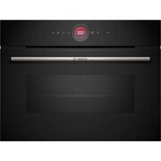 Bosch CMG7241B1B Series 8 Compact Oven with Microwave Function, Black