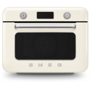 Smeg COF01CRUK 10 in 1 Multifunction Countertop Oven with Steam & Air Fry, Cream