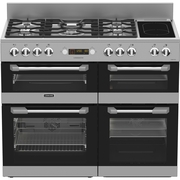 Leisure CS110F722X Cuisinemaster 110cm Dual Fuel Range Cooker, Stainless Steel, A Rated