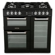 Leisure CS90F530K Cuisinemaster 90cm Dual Fuel Range Cooker, Black, A Rated