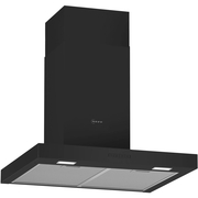 Neff D62BBC0S0B N30 60cm Chimney Cooker Hood, Black, D Rated